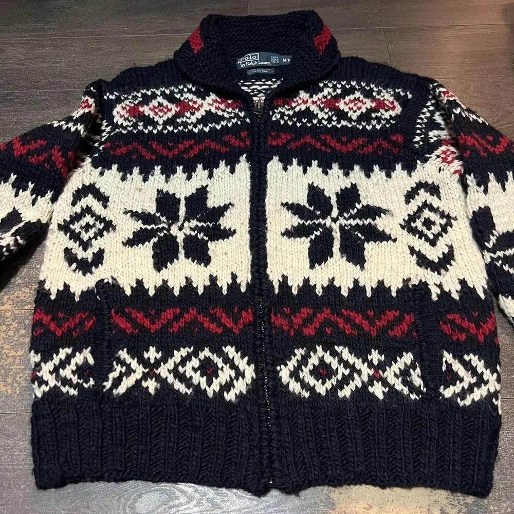 Vintage Polo Ralph Lauren Cowichan Sweater RARE - Picture 5 of 7